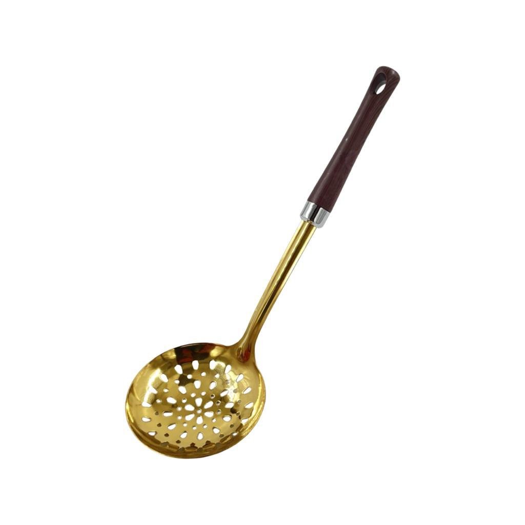 Gold Wooden Handle Utensils - Style Phase Home