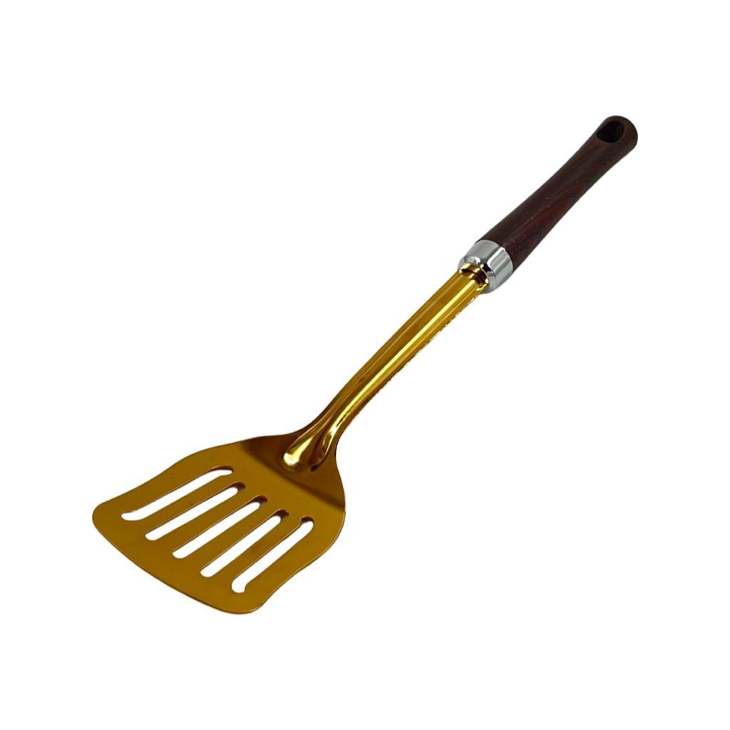 Gold Wooden Handle Utensils - Style Phase Home