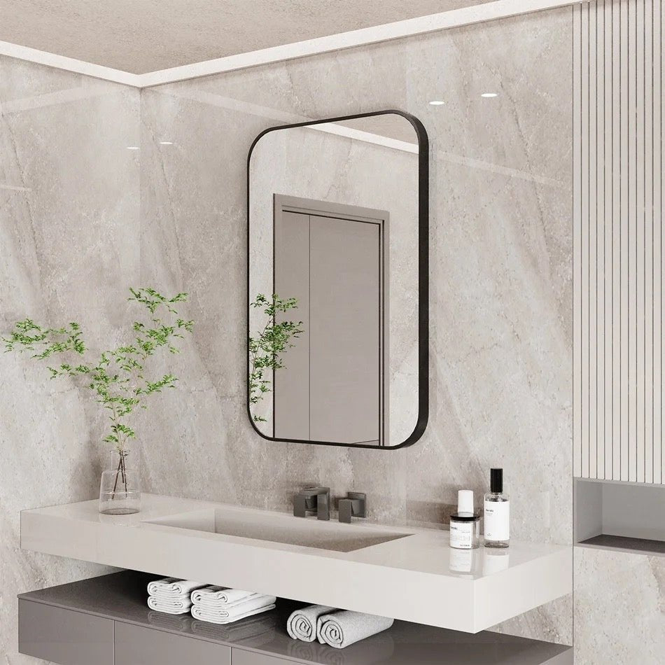 Modern Rectangle Mirror - 50 x 40 cm - Style Phase Home