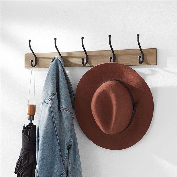 Multifunctional Wooden Hook Hanger - Style Phase Home