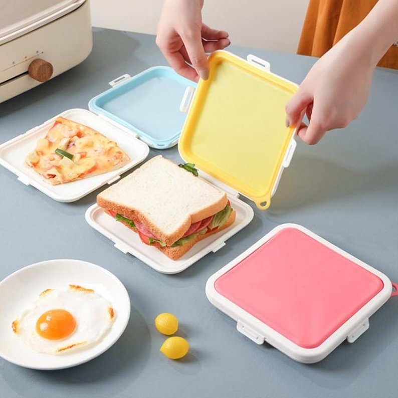 Portable Reusable Silicone Sandwich Crisper - Style Phase Home