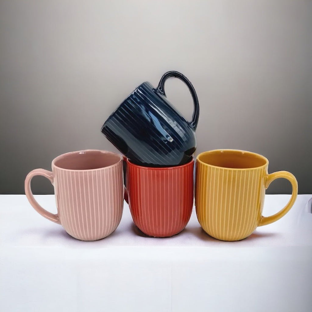 Ribbed Coffee Mug - Style Phase Home