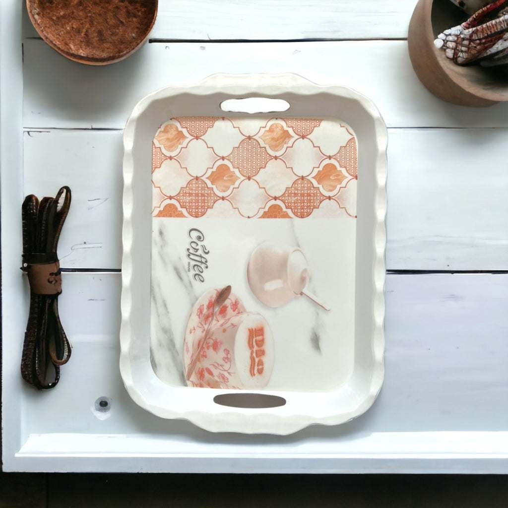Serving Tray With Handle - 43 cm - Style Phase Home