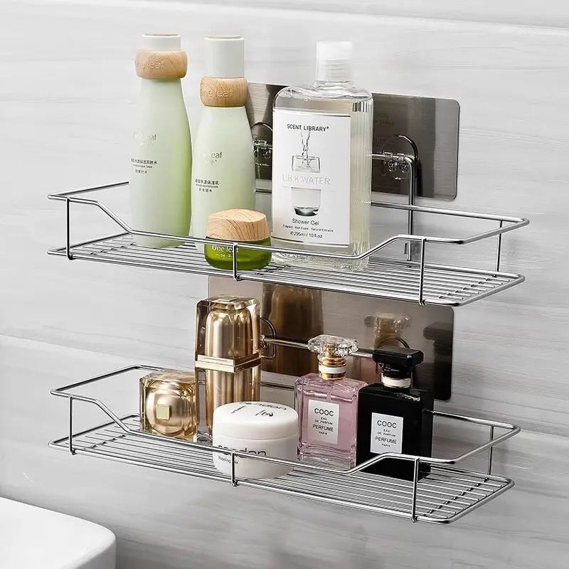 Stainless Steel Adhesive Shower Caddy - Style Phase Home